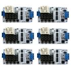 6 PCS DC 12V10A Magnetic Latching  Multifunction Energy saving Delay Relay Time