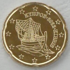 20 cent Pièce de Monnaie Chypre 2022 splendide