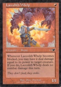 3X LACCOLITH WHELP 91/143 NEMESIS MTG MAGIC MP X3 (yourdeckbuilder) - Picture 1 of 1