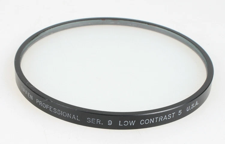 TIFFEN SERIES 9 LOW CONTRAST 5 CIRCULAR FILTER FOR CAMCORDER LENS PROFESSIONAL - Image 1 of 1