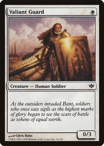 4 Valiant Guard 4x x4 - NM/LP - Conflux - SPARROW MAGIC mtg - Picture 1 of 1