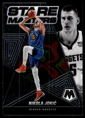 2021 Panini Mosaic #12 Nikola Jokic Stare Masters NRMT or Better - Image 1 of 2