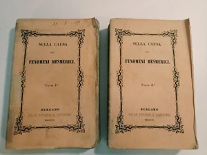 A.M. "Sulla causa dei fenomeni mesmerici" Tip. Mazzoleni - Bergamo 1856 - Foto 1 di 2