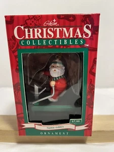 1996 Gibson Christmas Collectibles Santa-Robics Ornament Weihnachtsmann auf Laufband - Bild 1 von 7