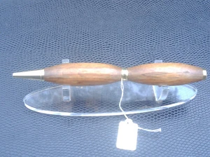 SPOTTED MYRTLE WOOD TWIST PEN HAND CRAFTED NO CLIP - Picture 1 of 4
