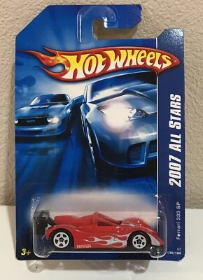 Hot Wheels 2007 All Stars Ferrari 333 SP Red 139/180 New - Image 1 of 3