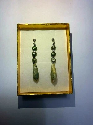 Orecchini in perle di acqua dolce e componenti in argento - Immagine 1 di 4