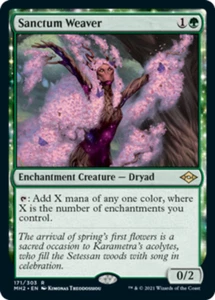 [1x] Sanctum Weaver - Near Mint, English - Modern Horizons 2 MTG Magic - Picture 1 of 1