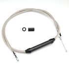 64" 15/16" Braided Stainless Steel Clutch Cable For Harley Softail Breakout 18+