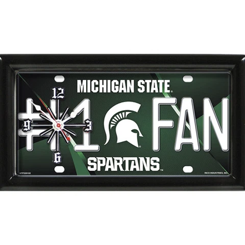 Michigan State Spartans  #1 Fan Clock by GTEI Cover