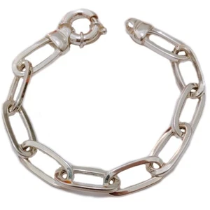 Bracciale donna argento 925 catena maglia forzatina allungata Made in Italy - Bild 1 von 8