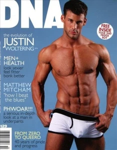 DNA Magazine #129 gay men MITCHAM COLBY JUSTIN WOLTERING - Picture 1 of 6