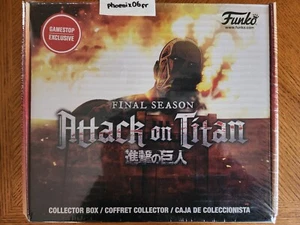¡Totalmente nuevo! Funko Attack on Titan Temporada Final Caja de Coleccionista ¡Exclusiva Sellada! - Imagen 1 de 4