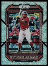 2023 Panini Prizm Baseball Card Deyvison De Los Santos 12/25 Arizona
