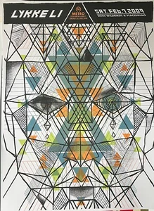 Lykke Li 2009 Chicago por Delicious Design League, 1ª edición - Imagen 1 de 1