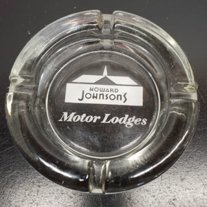 Vintage Howard Johnson's Motor Lodges Glass Ashtray - Picture 1 of 9