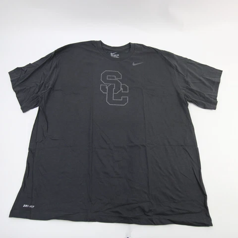 USC Trojans Nike Nike Tee Short Sleeve Shirt Men's Dark Gray New Cover