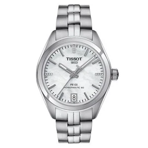 Tissot PR 100 Automatic Mother of Pearl Dial Ladies Watch T101.207.11.116.00 - Picture 1 of 2