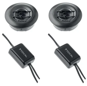 Focal Par Bocinas de Cúpula Invertida + Cruce De Set ASE-165 Coche Camión - Imagen 1 de 4