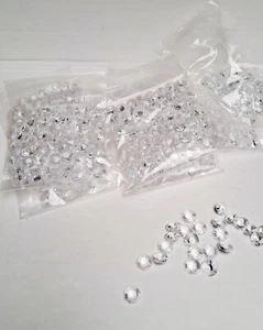 Restposten 1000 x Diamanten, Streudeko, klar, Kristalle, Weihnachten, basteln - Bild 1 von 2