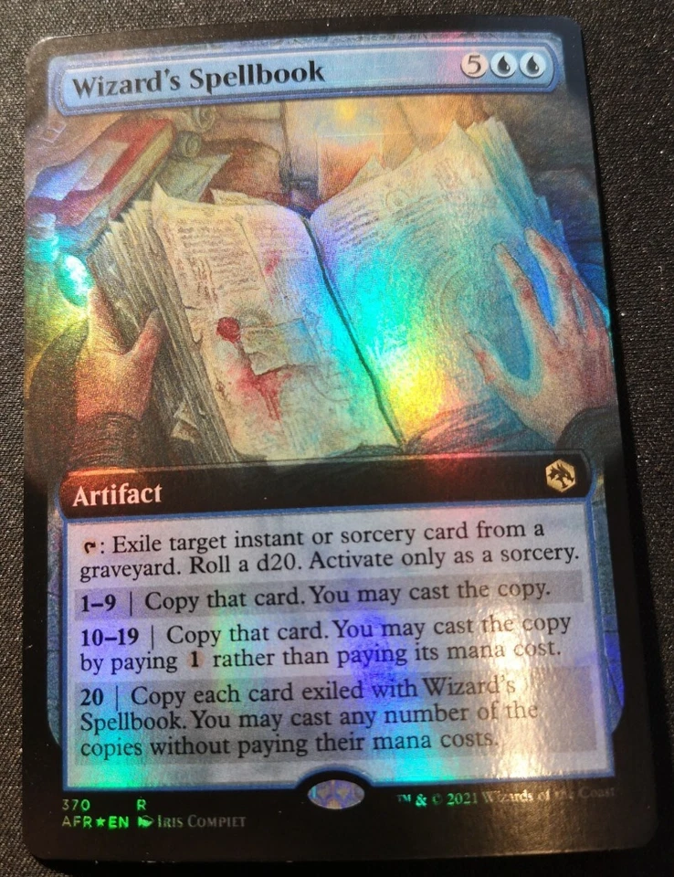 Wizard's Spellbook - Foil - Extended Art - AFR - MTG - EN - NM - 370 - Image 1 of 1