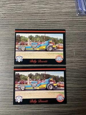 1989 Checkerd Flag IHRA Billy DeWitt #60 Corrected / Error Nations - Image 1 of 2