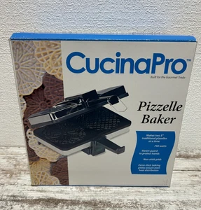 Cucina Pro Pizzelle Panadera 220 05NS Galletas Italianas Hace Dos Nuevas Sin Usar - Imagen 1 de 5