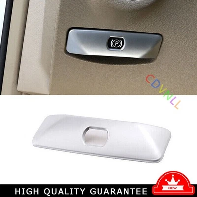 Matte Silver Console Handbrake Button Decoration For Mercedes~Benz GLK 2009~2015 — 第 1/4 张图片