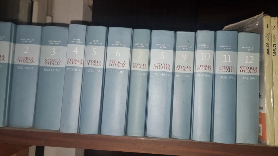STORIA D'ITALIA MONTANELLI Cervi Gervaso - 12 Volumi Collana Completa - Immagine 1 di 1