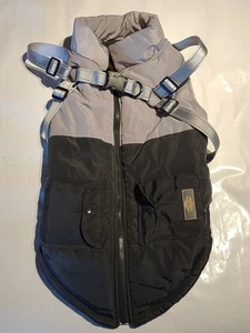 Telluride Haustier Hundejacke Fleece wasserabweisendes Geschirr LARGE grau & schwarz - Bild 1 von 4