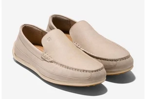 Men's LOAFERS Cole Haan  Sullivan Grand Venetian Driver- SESAME/ ANGORA - Picture 1 of 6