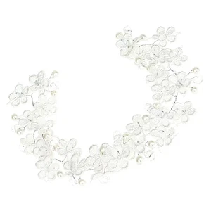 1Pc Manual Hairband Lace Pearl Hair Band Elegant Hair Accessory Bridal Headdress - Bild 1 von 12