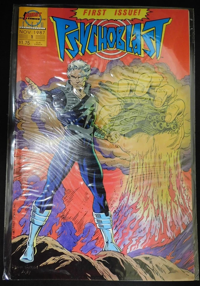 PSYCHOBLAST 1-9 FIRST COMIC SET COMPLETE STEVEN GRANT ROBB PHIPPS VEY 1987 VF/NM - Image 1 of 1