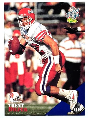 ROOKIE CARD TRENT DILFER Tampa Bay Buccaneers 1994 Classic Draft Card #2 - Image 1 of 3