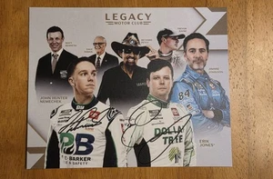 2x Signed Legacy Motor Club Fan Day Hero Post Card Eric Jones And John Hunter - Picture 1 of 1
