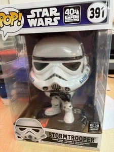 Funko Pop #391 Stormtrooper Star Wars 10-inch Action Figure 2020 Convention NEW - Picture 1 of 2