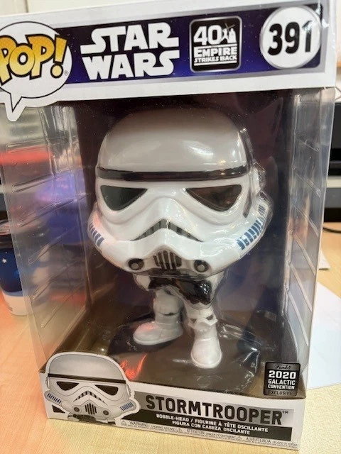 Funko Pop #391 Stormtrooper Star Wars 10-inch Action Figure 2020 Convention NEW - Image 1 of 2