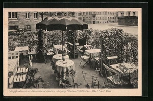 AK Leipzig, Cafe und Konditorei Lutze, Kaiser-Wilhelm-Strasse 2, Terrasse  - Picture 1 of 2