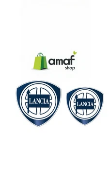 logo Lancia Ypsilon (2001/2007) coppia adesivi posteriore e anteriore - Immagine 1 di 4