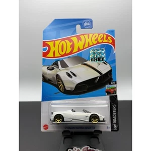 Hot Wheels 2023 Factory Sealed White '17 Pagani Huayra Roadster HKH37 - Picture 1 of 2