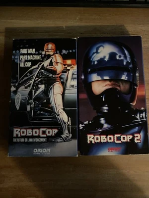 Robocop + Robocop 2 VHS Peter Weller - Image 1 of 4