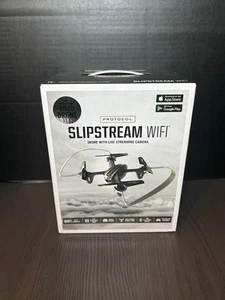 PROTOCOL Slipstream 6182-3MXB WiFi Remote Control Camera Drone - Black/Silver - Picture 1 of 11