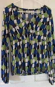 Worthington Stretch Blouse Size Medium.  Long Sleeve - Picture 1 of 2