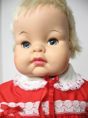 20" Vintage Uneeda Baby Doll - Coquette Similar Face - Cloth body - Image 1 of 4