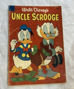 Cómic Dell 1954 Walt Disney Tío Scrooge #4 ¡MIRA! - Imagen 1 de 12