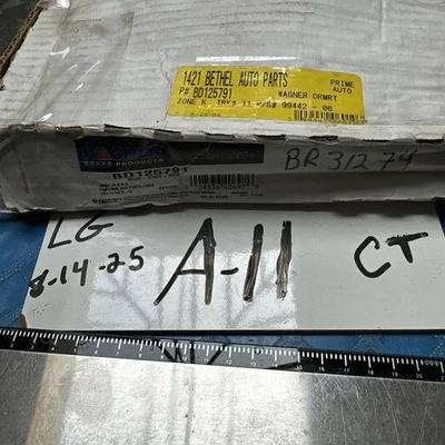 Wagner BD125791 Disc Brake Rotor Pronto BR31274 - Image 1 of 2