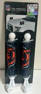 CHICAGO BEARS Team Ambassador Cappuccio Bagagliaio 2 Mini Logo Bandiera Auto Camion Nuovo - Foto 1 di 2