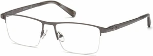 Harley Davidson HD0787 008 Gunmetal SemiRimless Metal Eyeglasses Frame 58-17-145 - Picture 1 of 3