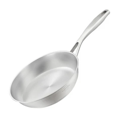 SILBERTHAL Edelstahl Pfanne Unbeschichtet - Induktion - Profi Bratpfanne 20 cm - Bild 1 von 4