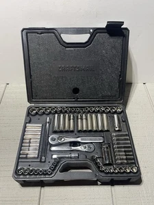 Vintage Craftsman USA 33670 70pc Metric-SAE Socket Set 1/4" & 3/8" Drive - Picture 1 of 14